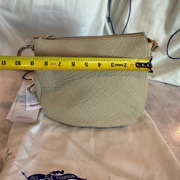 Burberry Knight Pale Green Leather Shoulder Bag with Silver hardware - Picture 16 of 16